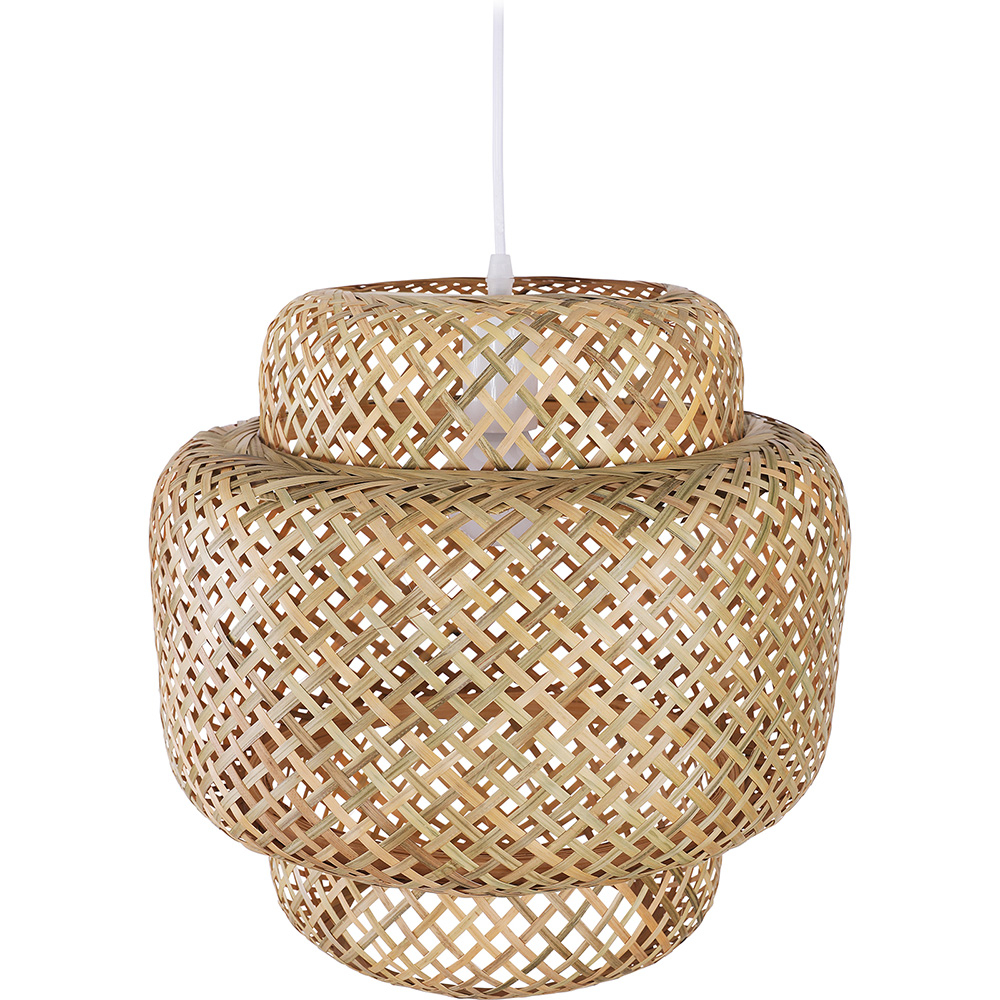 Compre Lámpara de techo diseño boho de bambú - Serena en España | MyFaktory