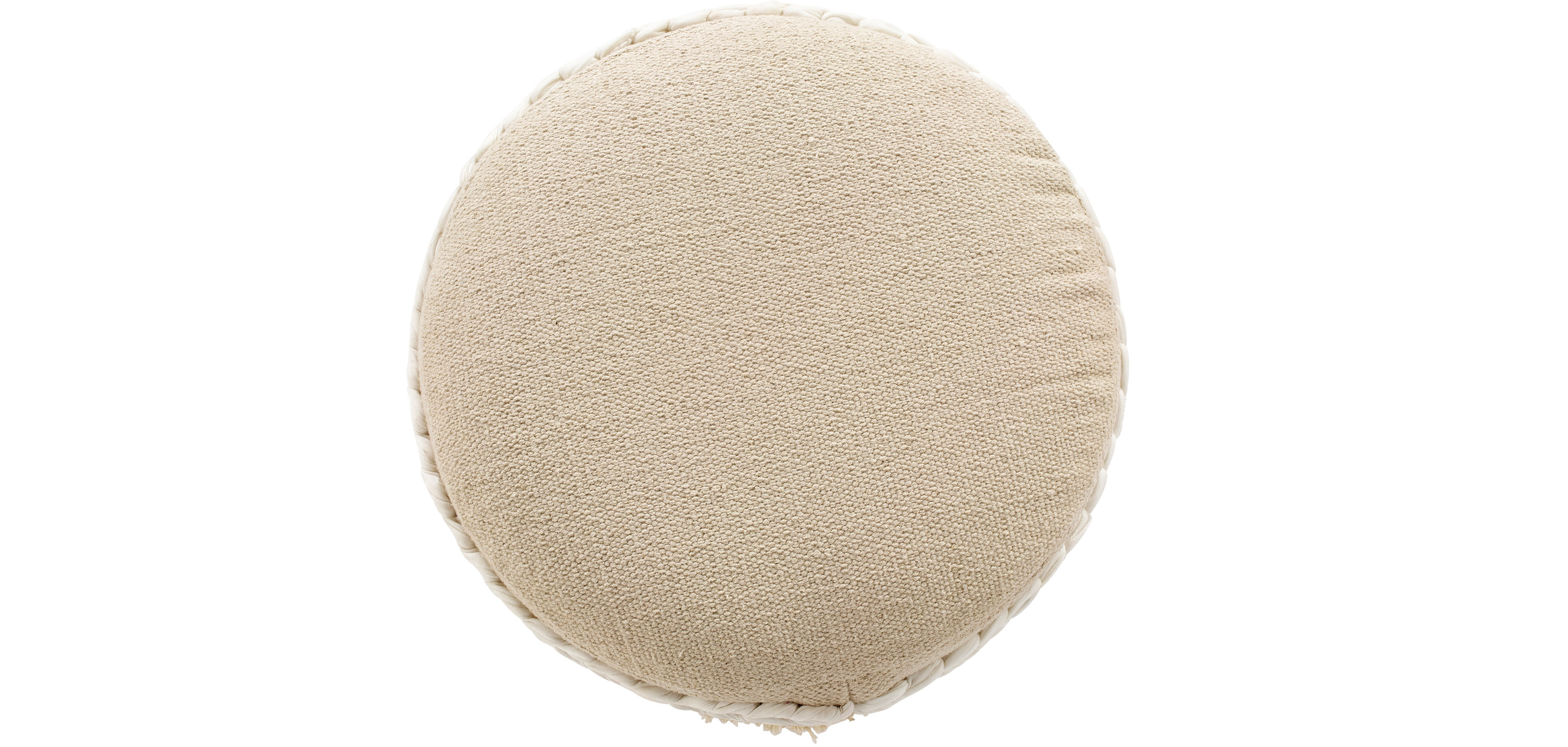 Compre Taburete puff estilo boho en madera y algodón - Isabella en ...