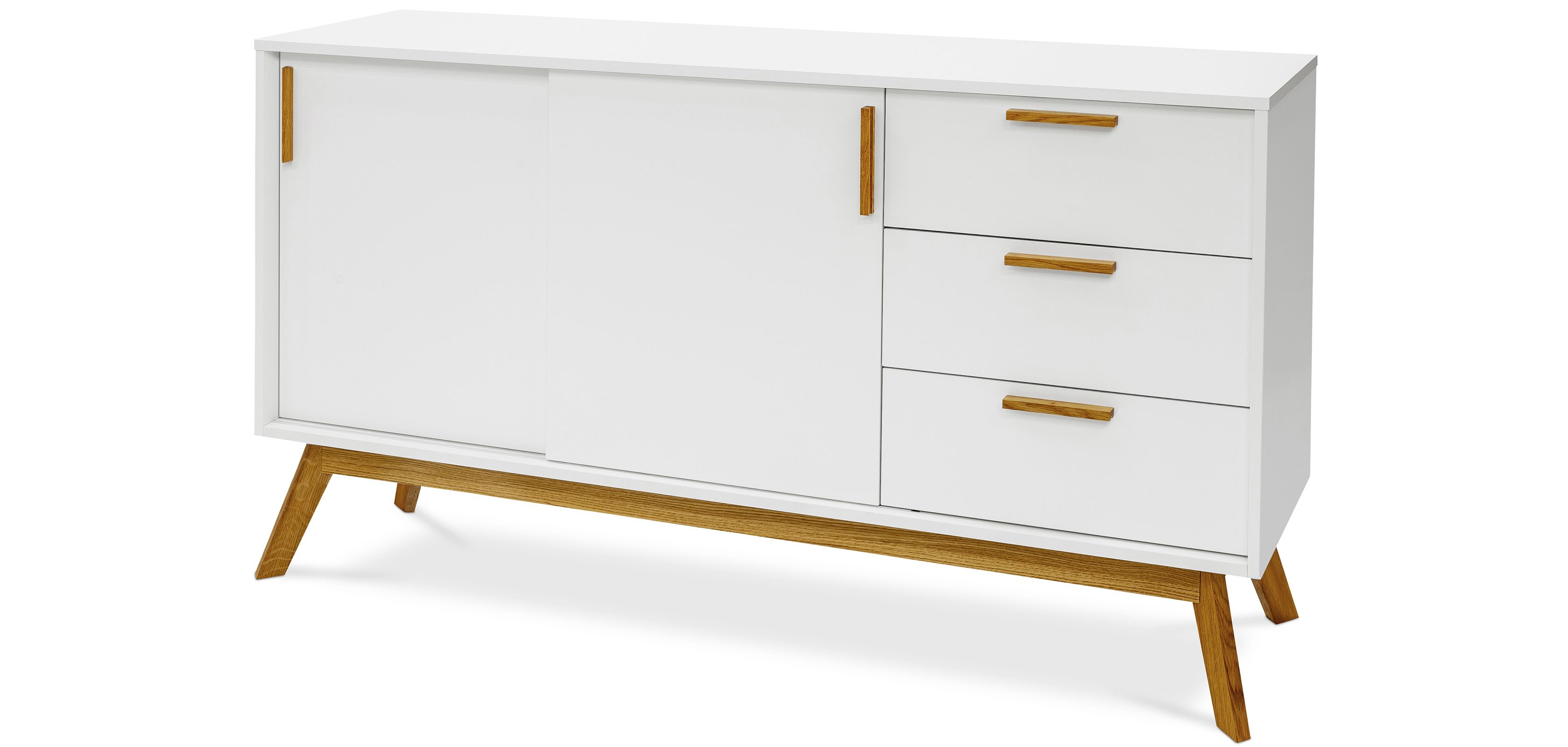 Aparador blanco estilo escandinavo