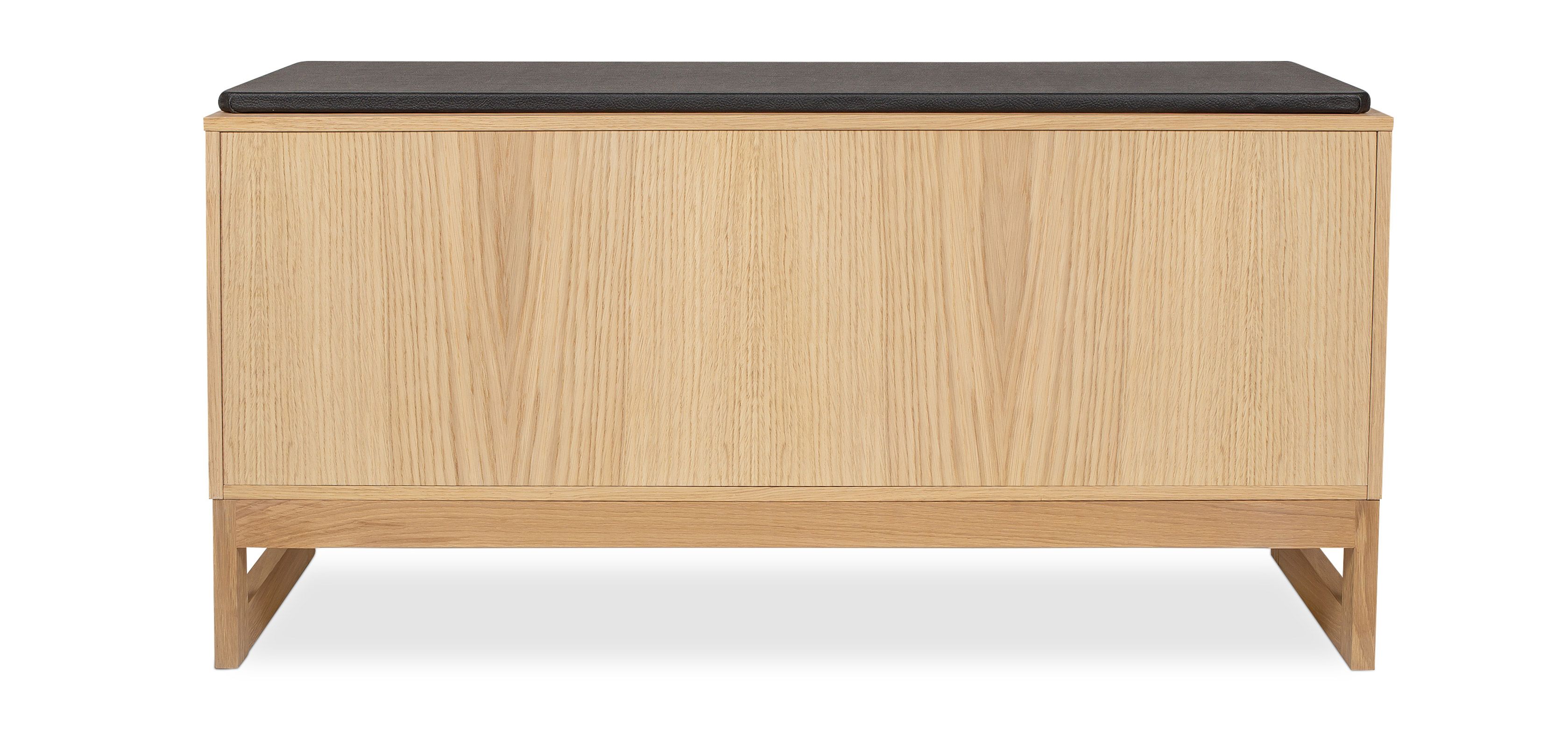 Banco de almacenamiento de madera